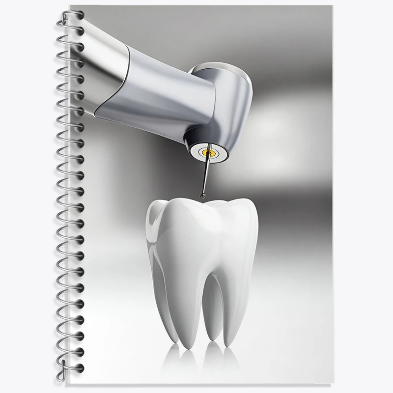 دفتر لغت 50 برگ خندالو طرح دندان و دندان پزشکی کد F9826