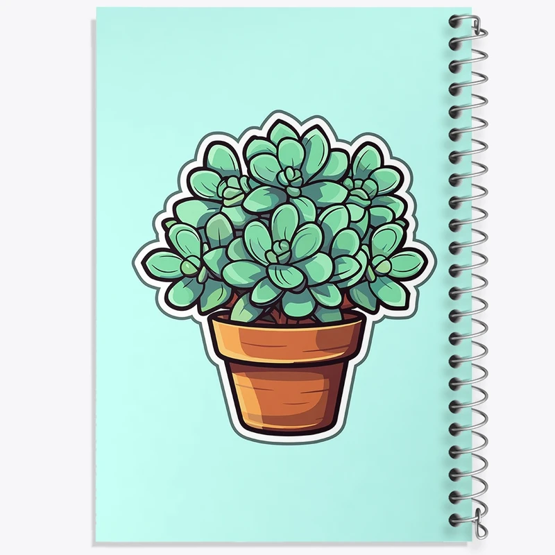 دفتر طراحی 50 برگ خندالو طرح گل و گیاه کد 36602