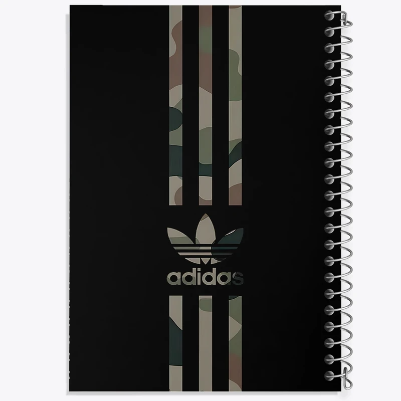 دفتر ژورنال نویسی 50 برگ خندالو مدل نقطه ای طرح آدیداس (Adidas) کد N7560