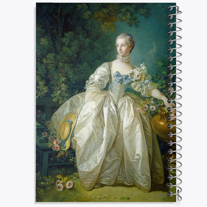 دفتر مشق 50 برگ خندالو طرح نقاشی خانم برژه کد F12146