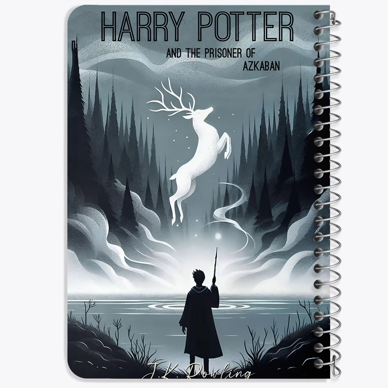 دفتر یادداشت 50 برگ خندالو طرح هری پاتر (Harry Potter) کد F14161