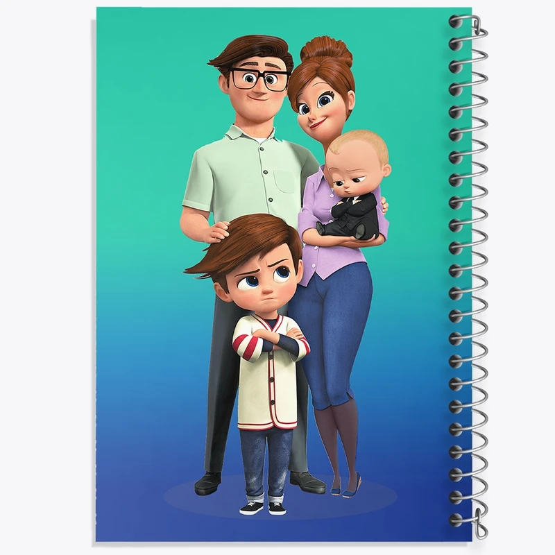 دفتر طراحی 50 برگ خندالو طرح بچه رئیس Boss Baby  کد 12532