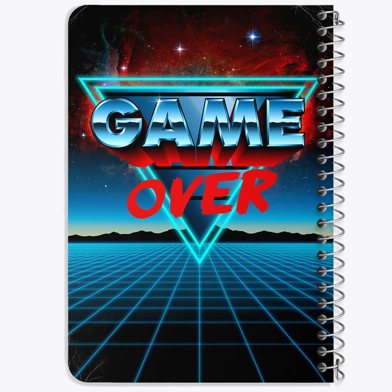 دفتر یادداشت 50 برگ خندالو طرح Game کد F2510