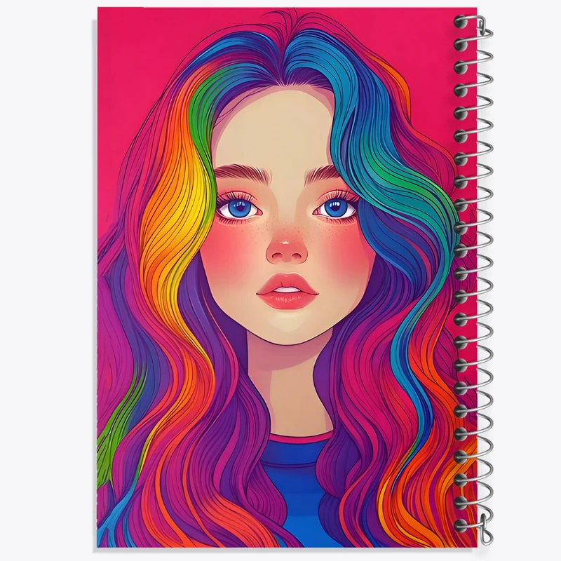 دفتر نقاشی 50 برگ خندالو طرح دخترانه کد F9860