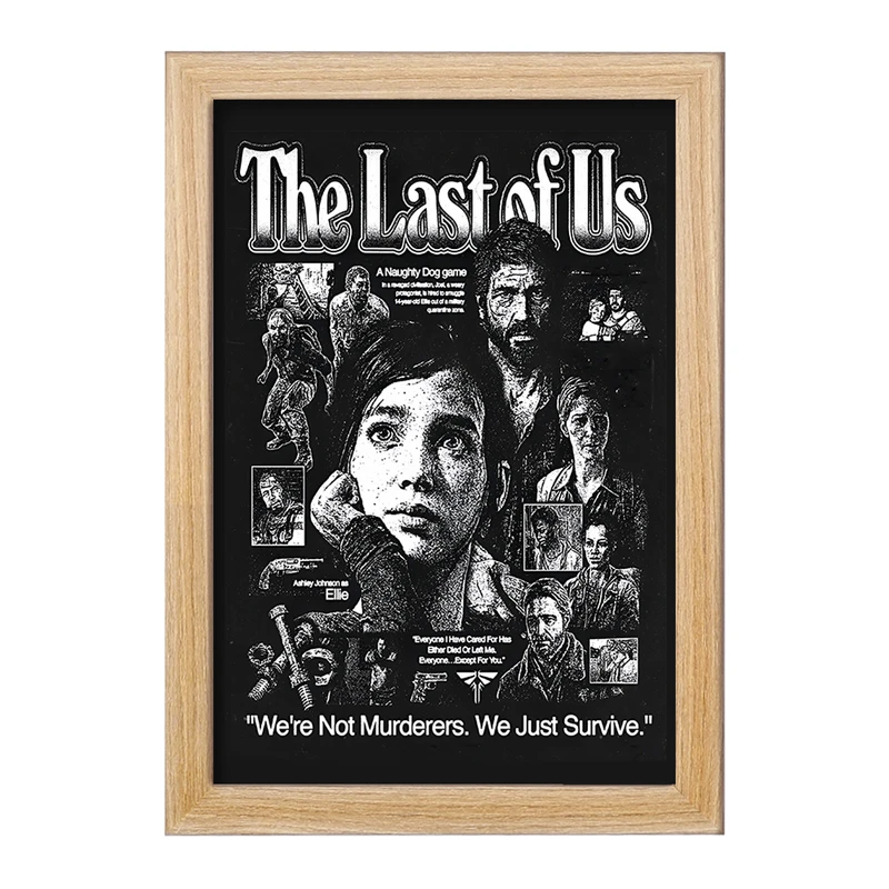 تابلو خندالو طرح لست آف آس (The Last Of Us) کد F13502