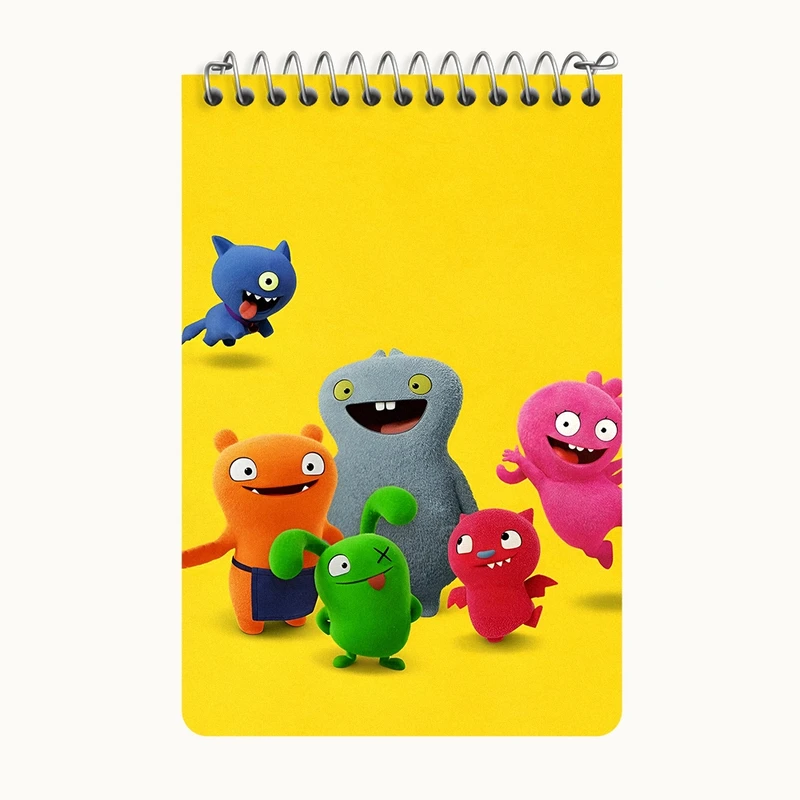 دفتر یادداشت 50 برگ خندالو طرح هیولاهای بامزه کد F3333