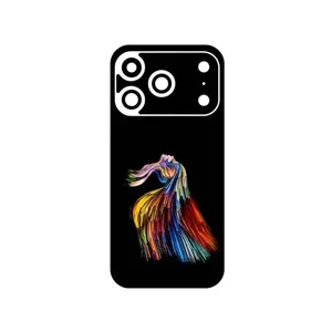 MAHOOT Rainbow Hair Digital Art Cover Sticker for Apple iPhone 17 Pro