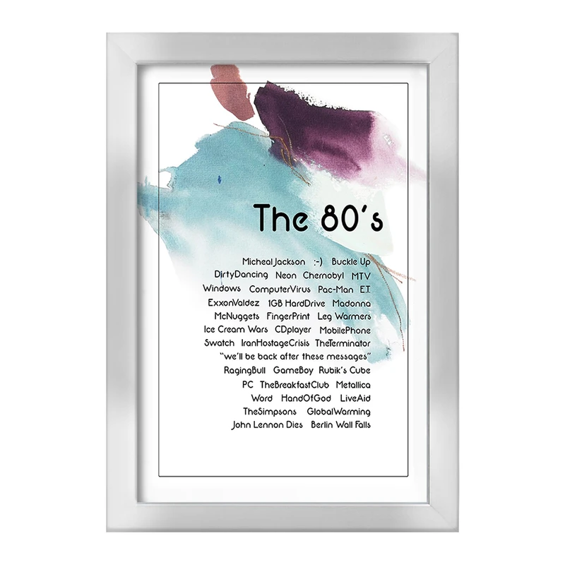 تابلو خندالو طرح دهه 80 کد F11484