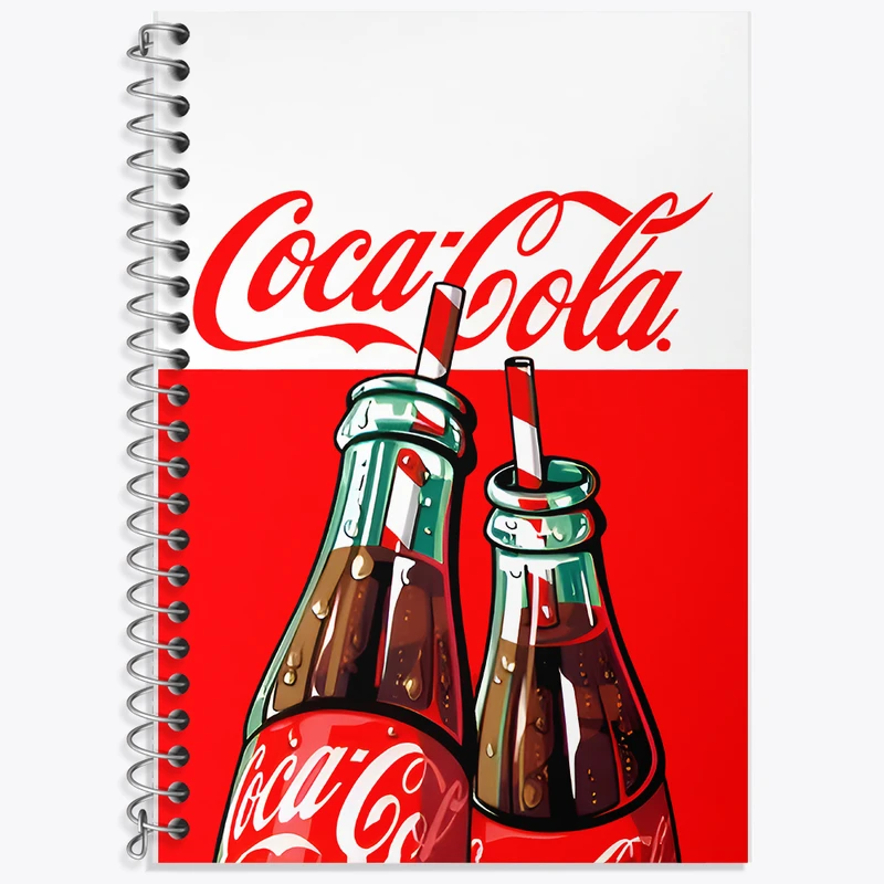 دفتر نت موسیقی 50 برگ خندالو طرح نوشابه کوکاکولا کد F11697