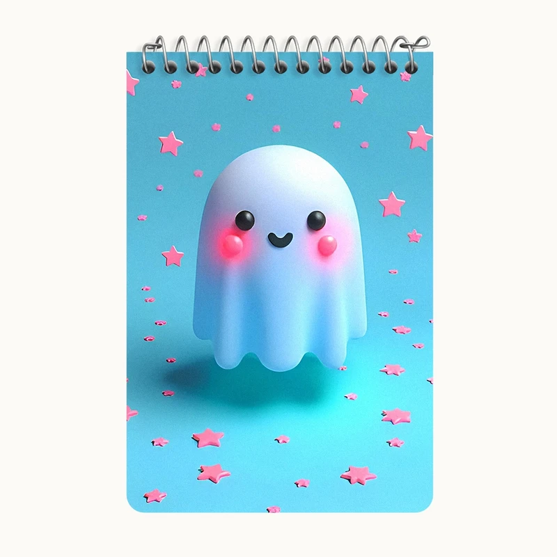 دفتر یادداشت 50 برگ خندالو طرح روح کوچولو کد F7245