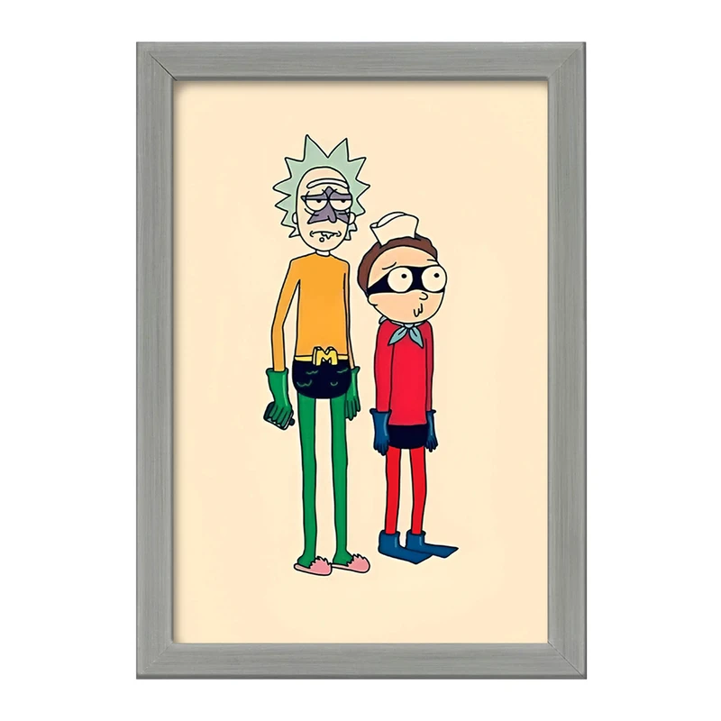 تابلو خندالو طرح ریک و مورتی (Rick and Morty) کد F4019