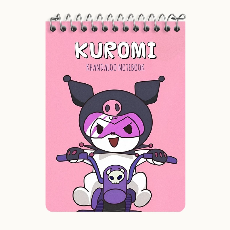 دفتر یادداشت 50 برگ خندالو طرح کرومی (Kuromi) کد N8988