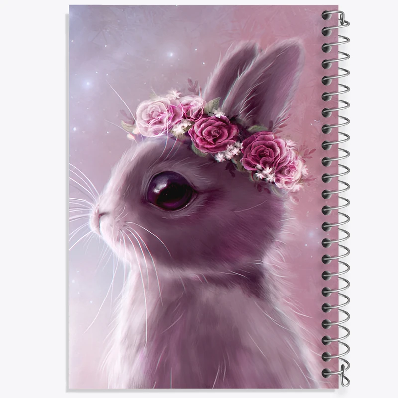 دفتر مشق 50 برگ خندالو طرح خرگوش کیوت کد N8045