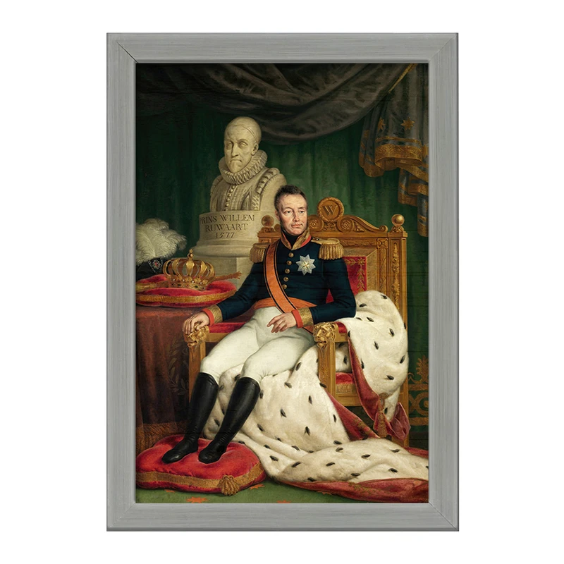 تابلو خندالو طرح نقاشی شاه ویلم اول اثر ماتیوس ایگناتیوس ون بری کد F12224