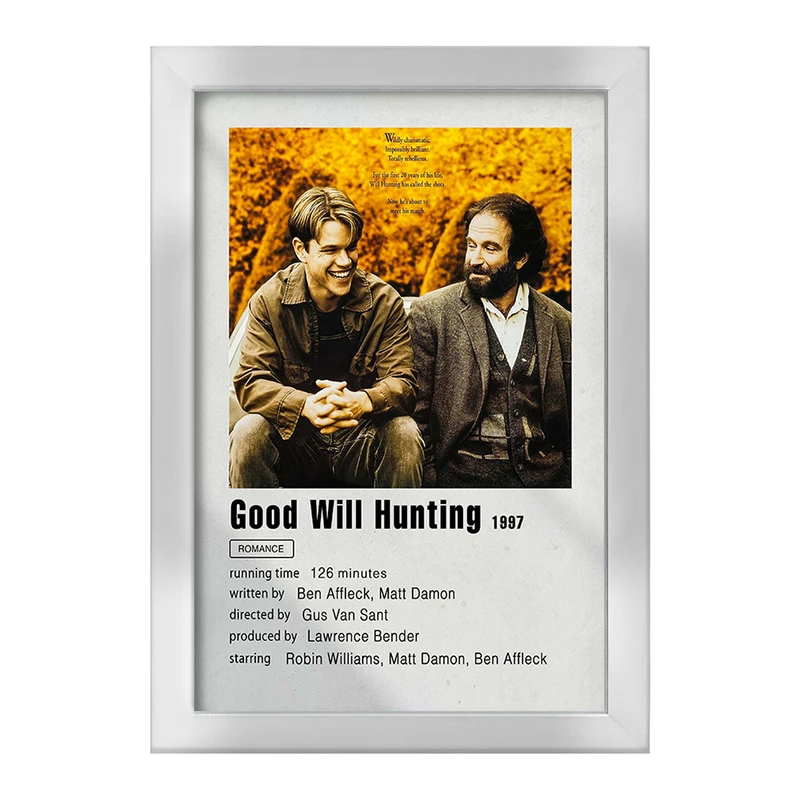 تابلو خندالو طرح ویل هانتینگ نابغه (Good Will Hunting) کد F11918