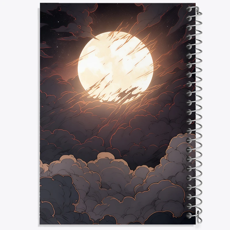 دفتر مشق 100 برگ خندالو طرح ماه کد N7898