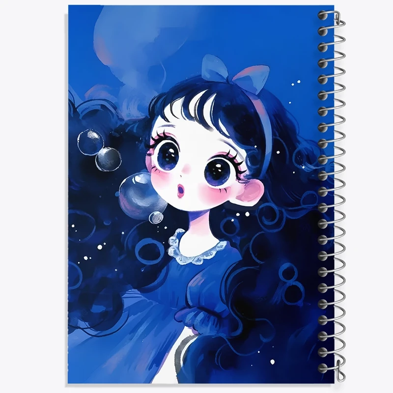 دفتر لیست خرید 50 برگ خندالو طرح دخترانه کیوت کد N7134