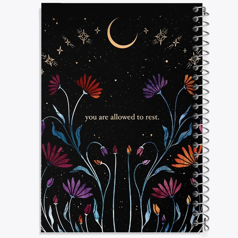 دفتر طراحی 50 برگ خندالو طرح You Are Allowed Ro Rest کد N4456