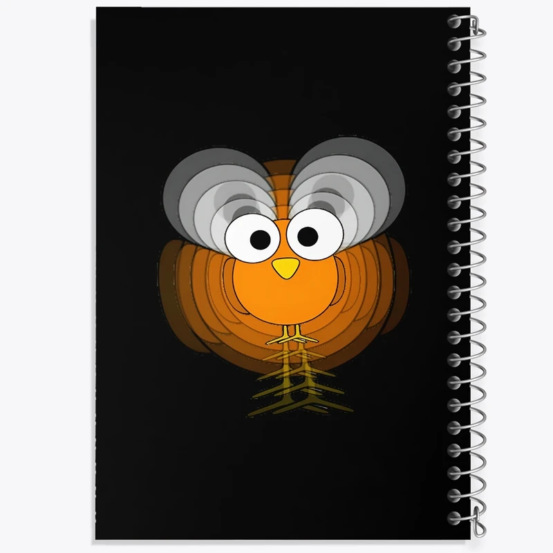 دفتر شطرنجی 50 برگ خندالو طرح جوجه بامزه کد F13685