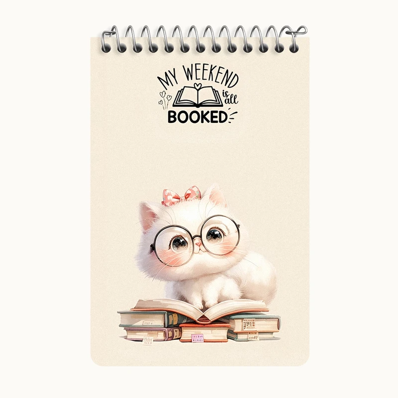 دفتر یادداشت 50 برگ خندالو طرح کتاب کد F5847