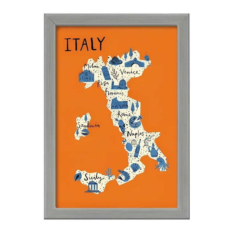 تابلو خندالو طرح ایتالیا (Italy) کد F14368