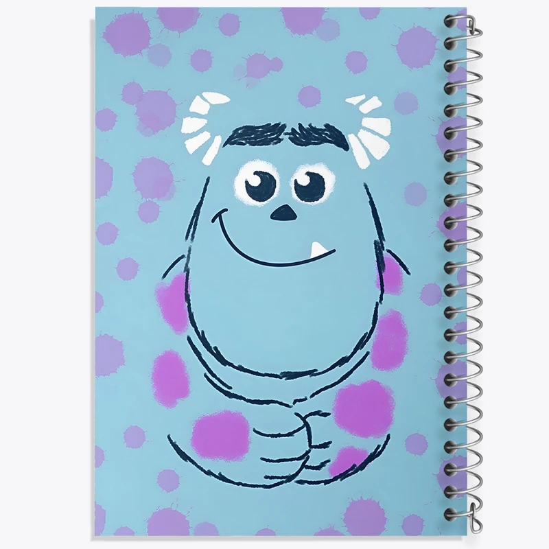 دفتر طراحی 50 برگ خندالو طرح سالیوان کارخانه هیولاها کد N3489