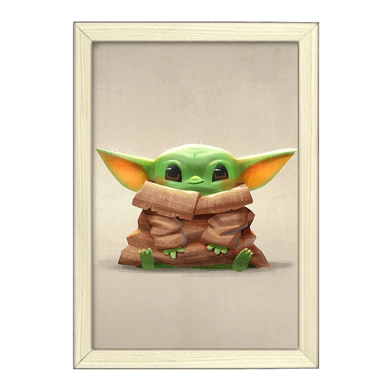 تابلو خندالو طرح یودا سریال جنگ ستارگان کد 26078