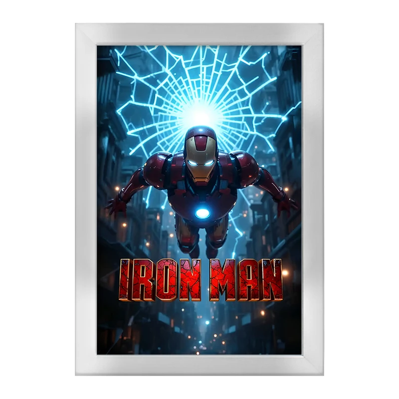 تابلو خندالو طرح مرد آهنی مارول (Marvel) کد F12643