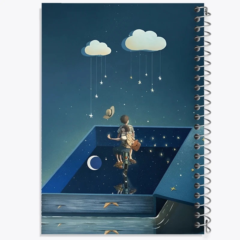 دفتر طراحی 50 برگ خندالو طرح کتاب ماجراجویی کد N3090