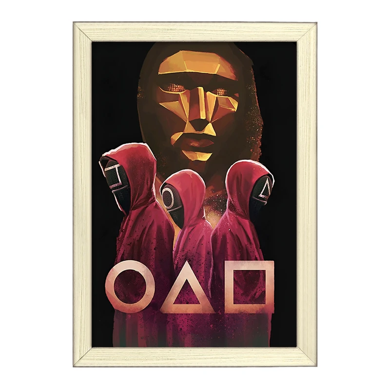 تابلو خندالو طرح بازی مرکب (Squid Game) کد F10136