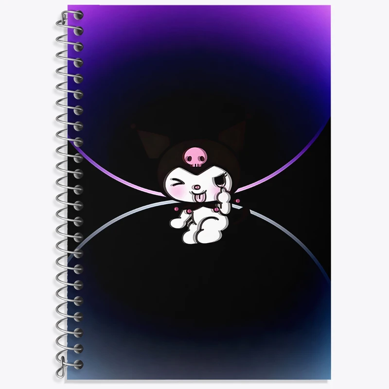 دفتر نت موسیقی 50 برگ خندالو طرح کرومی (Kuromi) کد N6802