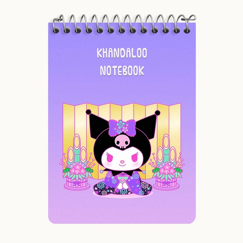 دفتر یادداشت 50 برگ خندالو طرح کرومی (Kuromi) کد N8992