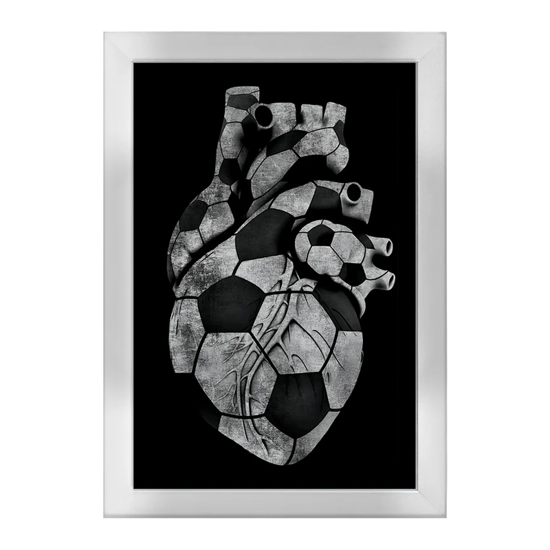 تابلو خندالو طرح قلب فوتبالی کد F4816
