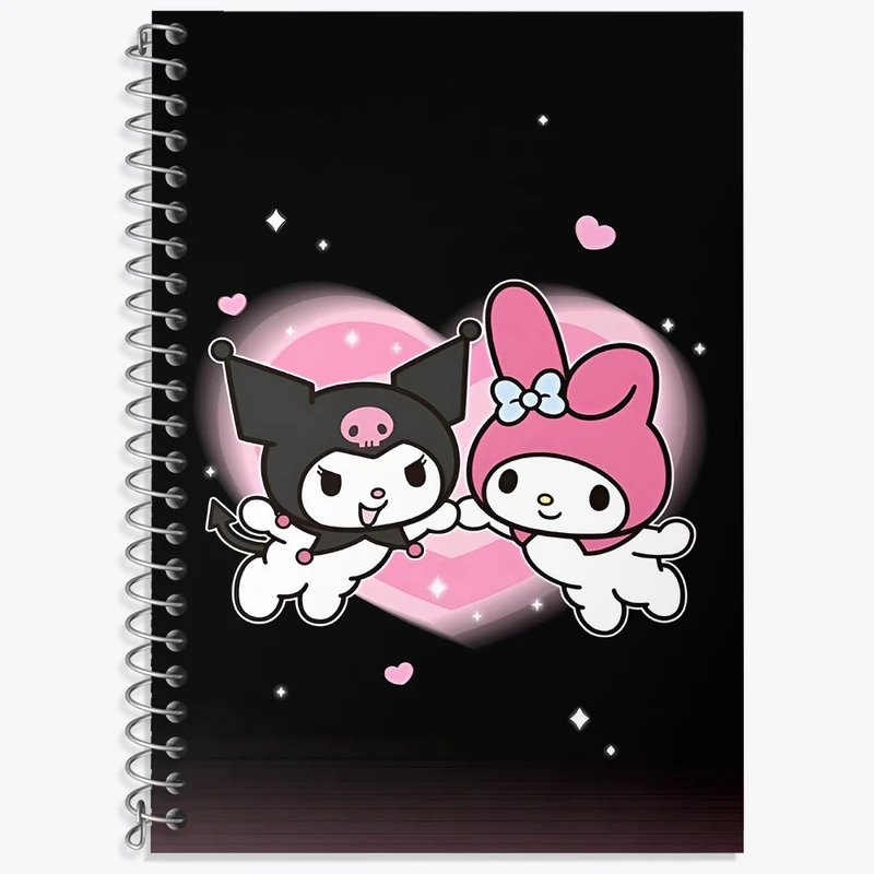 دفتر زبان 50 برگ خندالو طرح کورومی و مای ملودی کد F3749