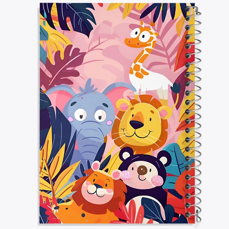 دفتر لیست خرید 50 برگ خندالو طرح حیوانات بامزه کد F12861