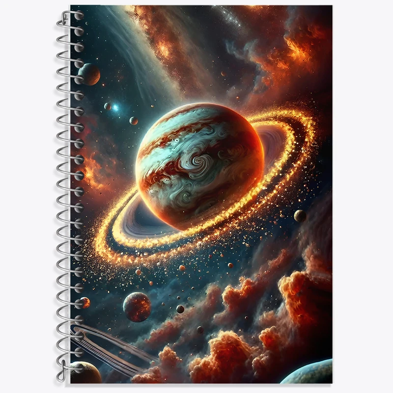 دفتر نت موسیقی 50 برگ خندالو طرح منظومه شمسی کد F9021