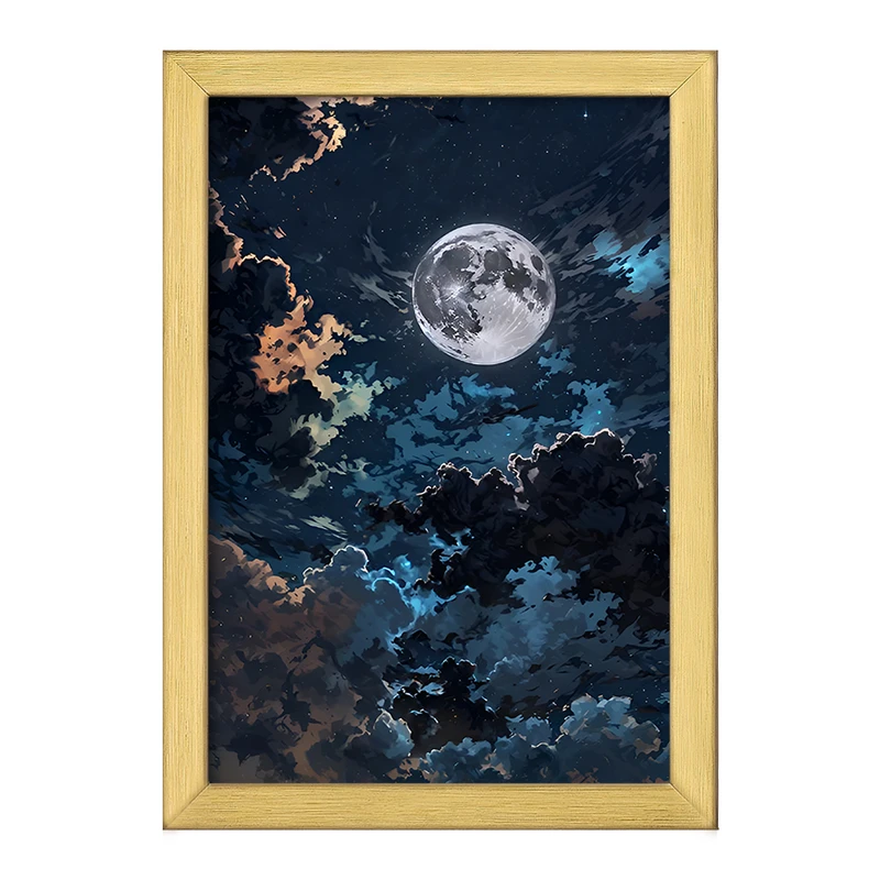 تابلو خندالو طرح ماه (Moon) کد F11610