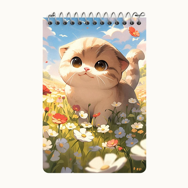 دفتر یادداشت 50 برگ خندالو طرح گربه ی کیوت کد F9230