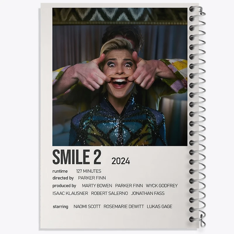 دفتر شطرنجی 50 برگ خندالو طرح لبخند (Smile) کد F12975