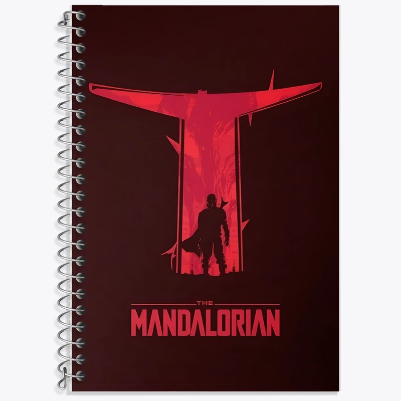 دفتر لغت 50 برگ خندالو طرح مندلورین (The Mandalorian) کد F13749