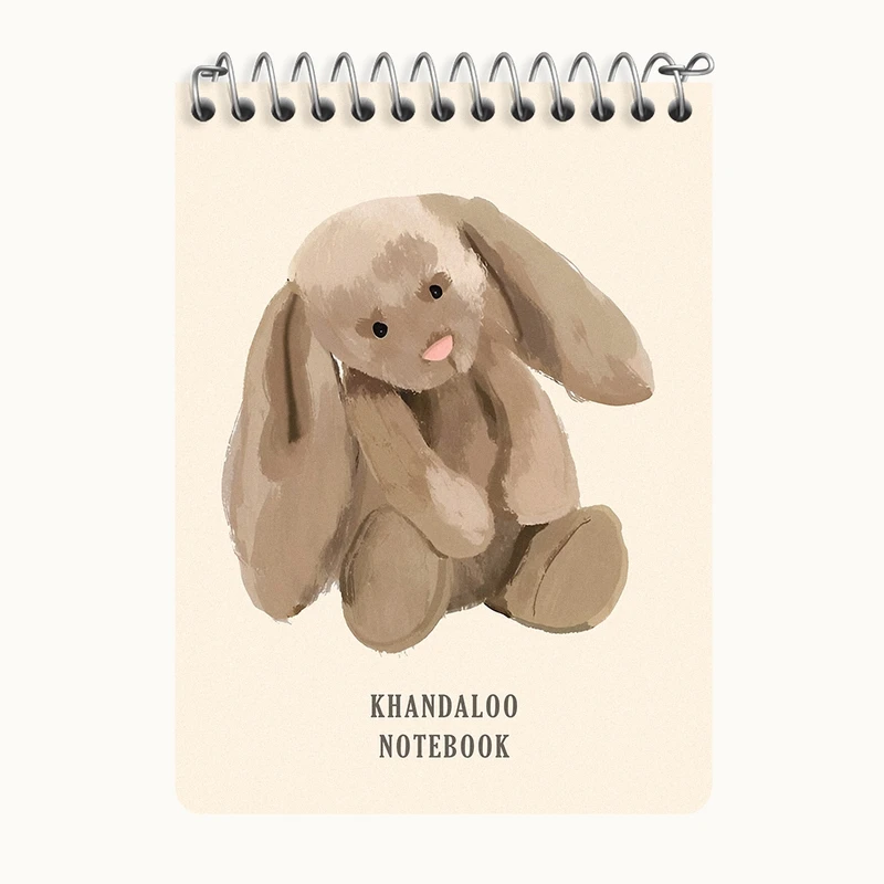 دفتر یادداشت 50 برگ خندالو طرح خرگوش بامزه کد N8495