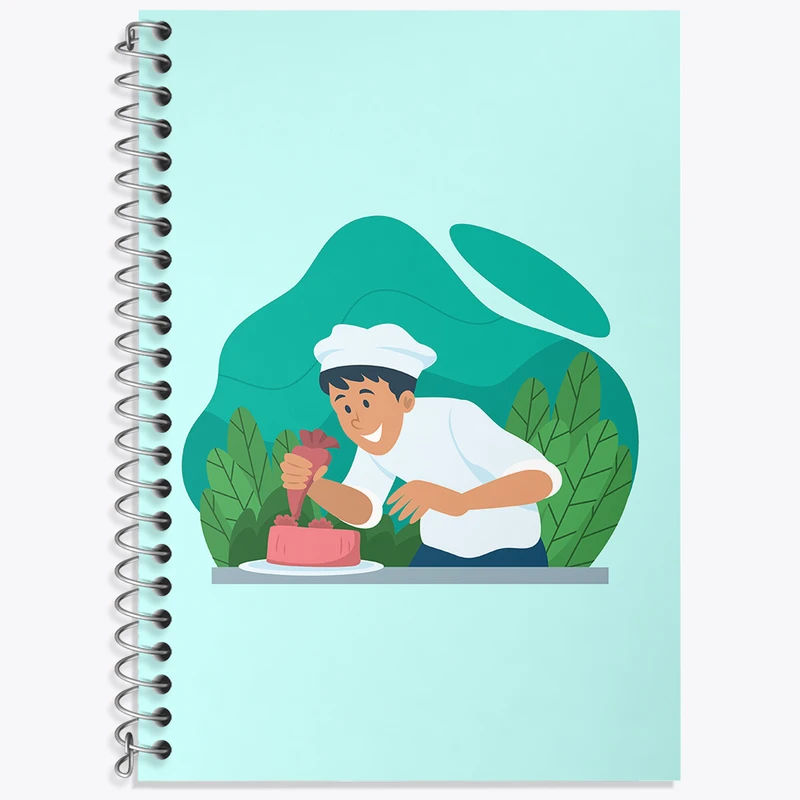 دفتر نت موسیقی 50 برگ خندالو طرح قناد کد F3643