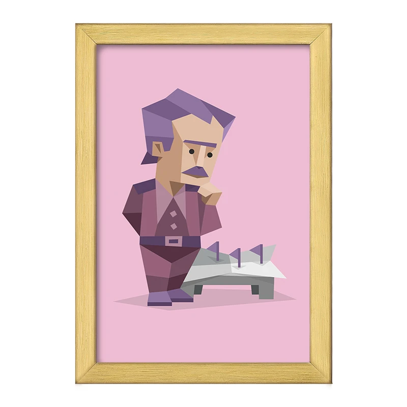 تابلو خندالو طرح تایپ شخصیتی روشنفکر INTJ  کد 7711