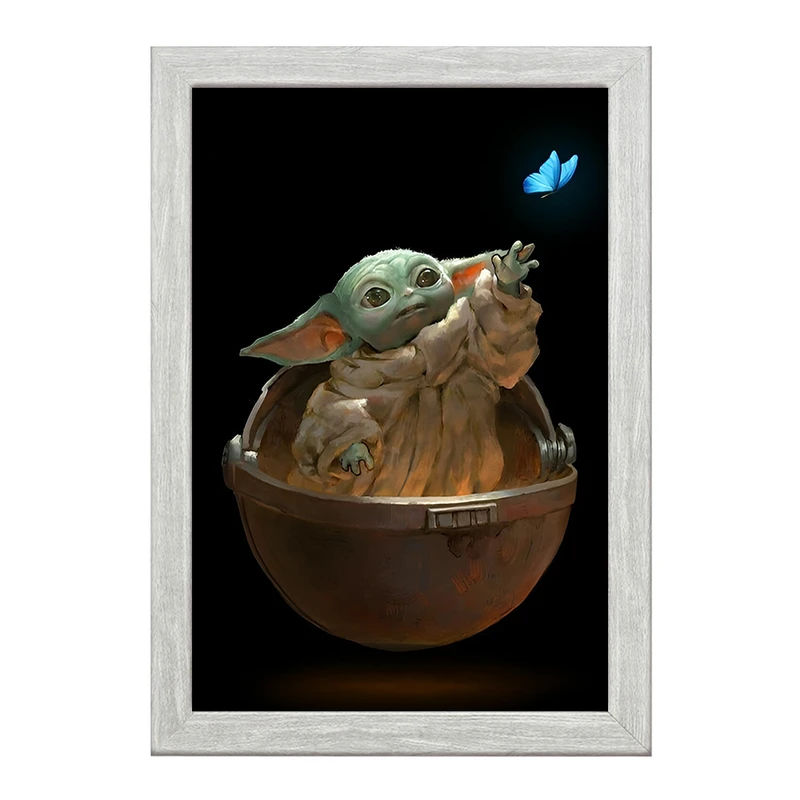 تابلو خندالو طرح بیبی یودا کد F3373