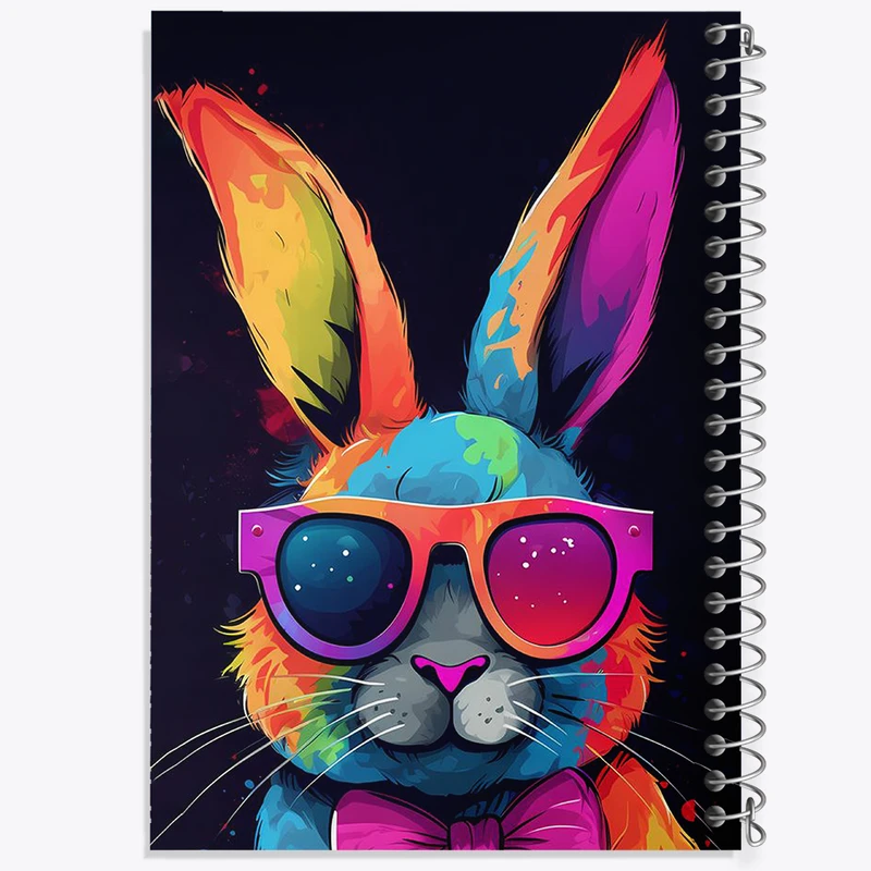 دفتر مشق 50 برگ خندالو طرح خرگوش کد F2942