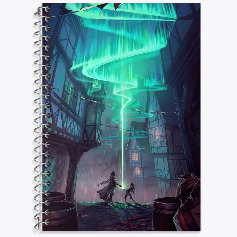 دفتر زبان 50 برگ خندالو مدل سه خط طرح جادو کد F12543