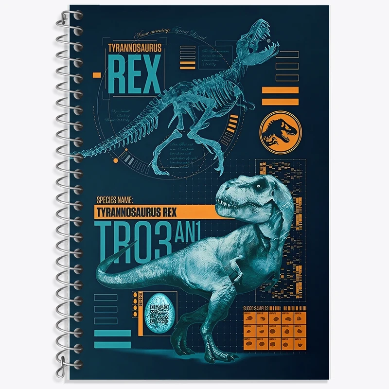 دفتر لغت 50 برگ خندالو طرح رکس دایناسور کد F13765