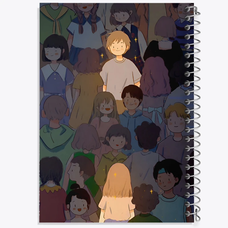 دفتر مشق 50 برگ خندالو طرح عاشقانه (Lovely) کد N9130