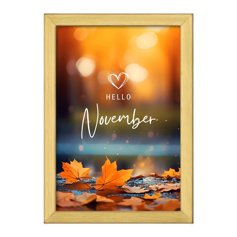 تابلو خندالو طرح پاییز کد F8663