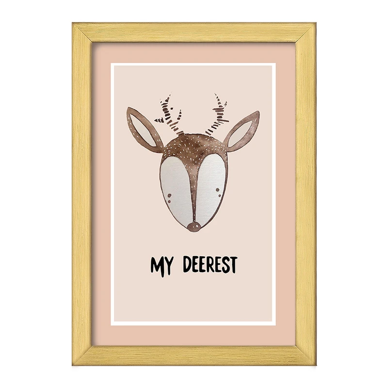 تابلو خندالو طرح گوزن کد F11488